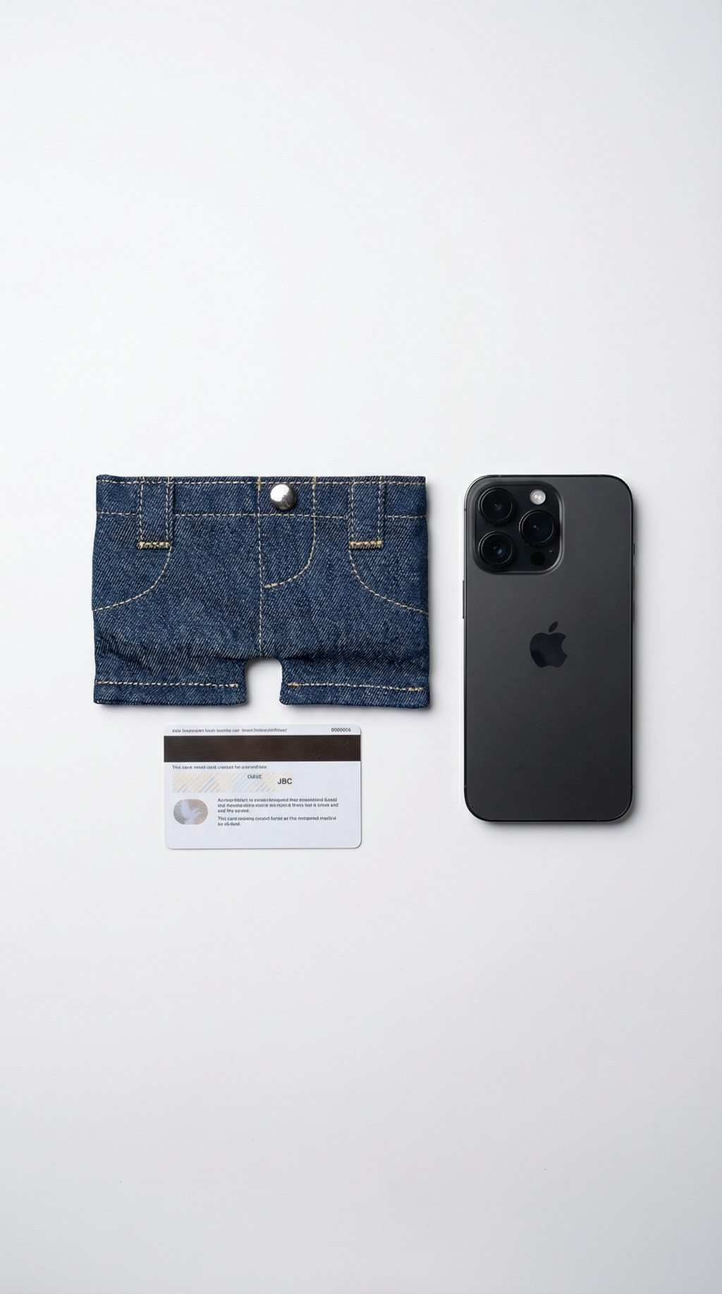 Denim Jeans Wallet - Unique bifold design