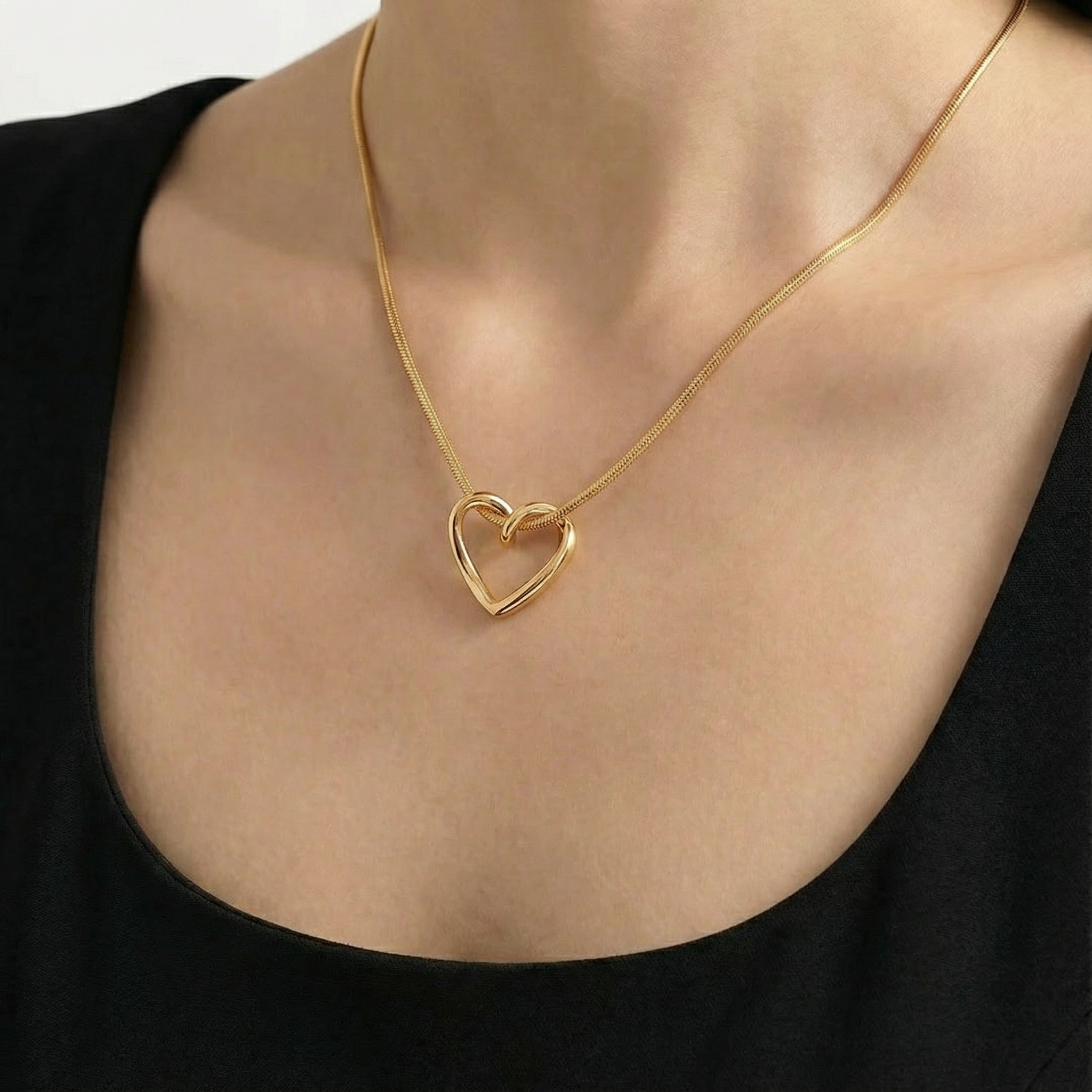 Gold-Tone Love Necklace